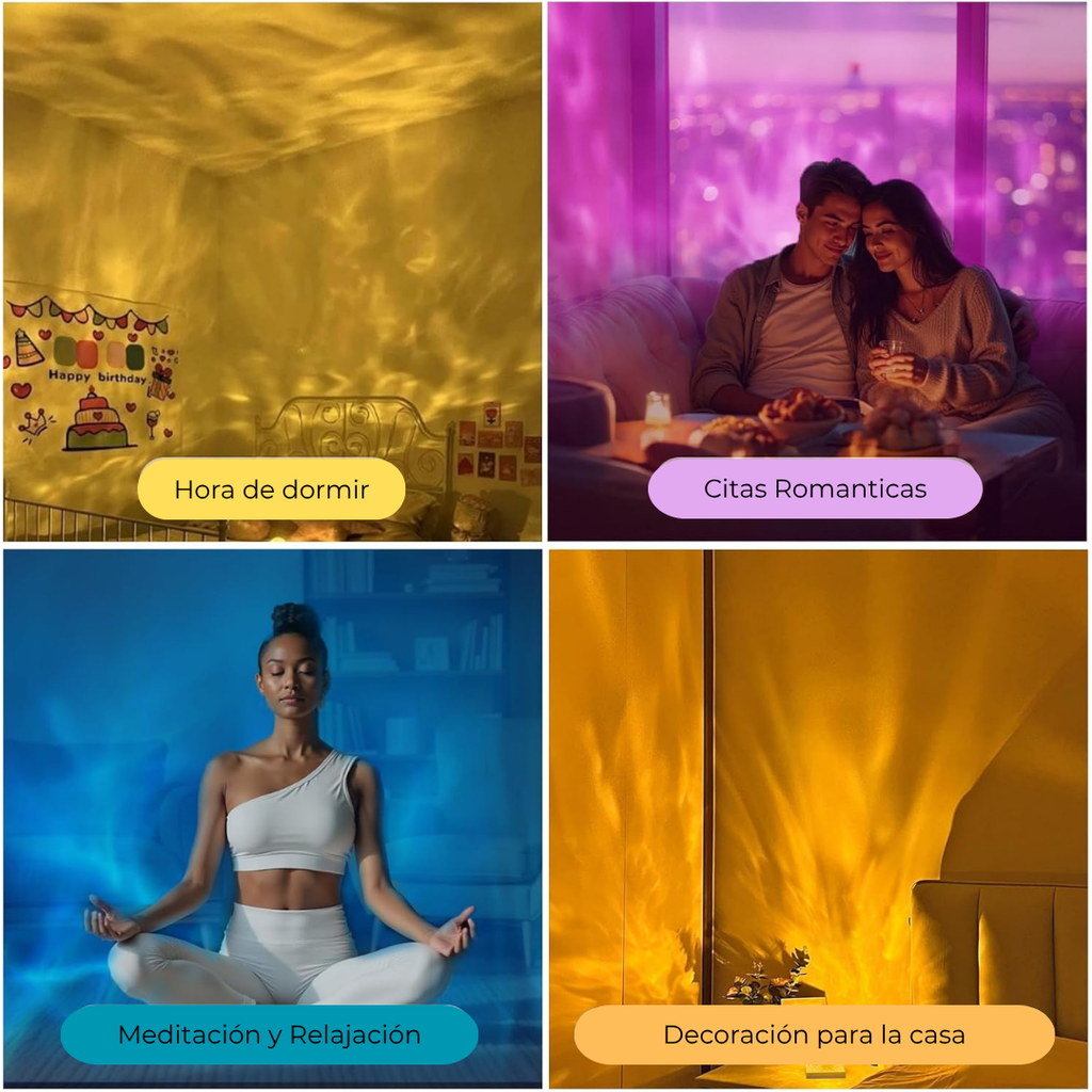 Lámpara Marina de Relajación y Ambiente